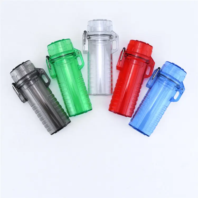 Waterproofing Buckle Lighter Protective Cover Plastic Container Smoking Accessories Child Proof Snap-Fit Lid Lighter Case