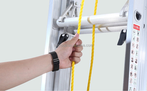 <span class=keywords><strong>Échelle</strong></span> en aluminium <span class=keywords><strong>Échelle</strong></span> d'extension en fibre <span class=keywords><strong>de</strong></span> verre à deux sections <span class=keywords><strong>Échelle</strong></span>s industrielles Outil <span class=keywords><strong>de</strong></span> <span class=keywords><strong>toit</strong></span> 2x8/10/12x14 marches 4m5m6m7meter - Product Image 4