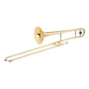 Alto Trombone In Ottone Oro Lacca Bb Tono B flat Strumento a Fiato