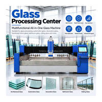 Centre de traitement automatique du verre CNC HMI, machine de perçage, de fraisage et de polissage du verre pour meubles, voitures, salles de douche, certificat CE