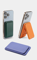 Groothandel Luxe Lederen Magnetische Kaart Portemonnee Stand Voor Iphone Voor Creditcardhouder