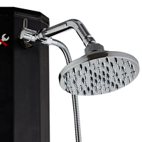 2024 60L PVC outils de jardin extérieur colonne de douche solaire piscine bord de mer sable plage panneau de douche avec douchette salle de bain