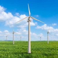 Éolienne horizontale de 5 kW, 220 V, 500 W, à faible vitesse de démarrage, pour maison et ferme, avec vitesse du vent de 10 m/s