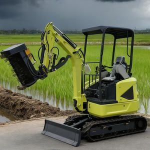 Mini-excavatrice <span class=keywords><strong>sur</strong></span> chenilles Kubota diesel hydraulique 2026, très bien notée, avec tarière, coupe-herbe, brise-roche, déchiqueteur, livraison rapide, certifiée CE EPA - Product Image 1