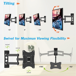 CHARMOUNT MAX VESA 200*200mm <span class=keywords><strong>support</strong></span> inclinable universel pour <span class=keywords><strong>TV</strong></span> 17 à 42 <span class=keywords><strong>pouces</strong></span> écran plat LED/LCD téléviseurs <span class=keywords><strong>support</strong></span> <span class=keywords><strong>mural</strong></span> <span class=keywords><strong>TV</strong></span> moderne - Product Image 3