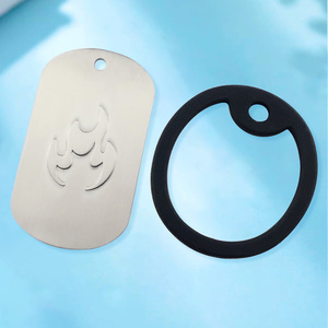 China Manufacturers Quality Wholesale Price Dogtag Usa Shiny Stainless Steel Spec Dog <strong>Tags</strong> - Product Image 5