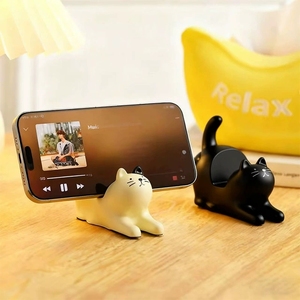 Soporte para Teléfono Celular con Diseño de Gato Estirado, Accesorio Decorativo para Escritorio, Ideal para Hombres, Mujeres, Niños y Niñas - Product Image 3