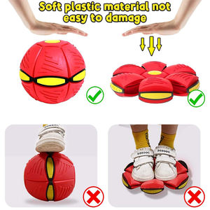 New Pet Toy <b>Flying</b> <b>Ball</b> Interactive <b>Flying</b> <b>Saucer</b> <b>Dogs</b> Toy Portable Pet Toy <b>Flying</b> <b>Saucer</b> <b>Ball</b> - Product Image 5