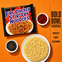Nouilles Sautees au Poulet Épicées Style Coréen en Gros – Ramen Instantané OEM Marque Privée Exportation Usine