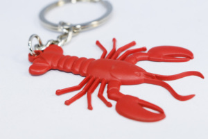 Personnalisé PVC Charme Animaux série porte-clés, Boston <span class=keywords><strong>homard</strong></span> Porte-clés En Caoutchouc - Product Image 4