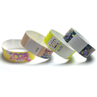 Bracelet Tyvek Personnalisé Coloré pour Événements Festifs, Bracelet en Papier VIP Tendance pour Musique, Vente en Gros