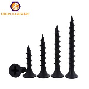 उच्च शक्ति वाली ड्राईवॉल स्टील स्क्रू सफेद जस्ता लोहे का क्रॉस स्टॉक काउंटरसनक लकड़ी स्क्रू - Product Image 1