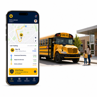 Aplicación de Seguimiento de Autobuses Escolares Inteligente para IOS y Android con Rastreo de Autobuses en Vivo y Registro de Estudiantes LionCreate