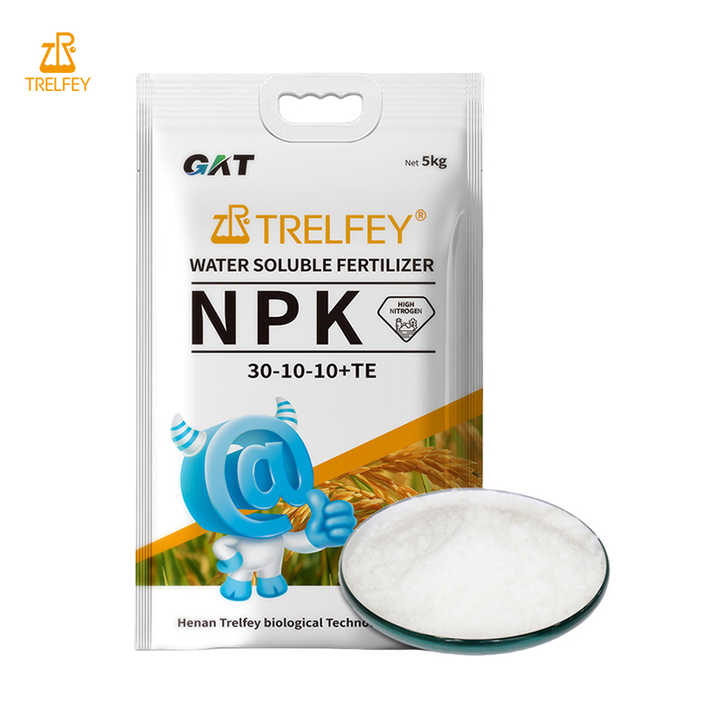 NPK Water Soluble Fertilizer 30-10-10+TE Powder High N Content for ...