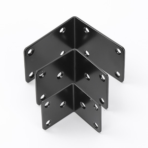 Connecteur d'angle en acier inoxydable 201, acier forgé, support d'étagère durable, support d'angle en forme de L - Product Image 3