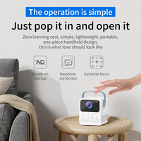 Mini projecteur LED de poche, Portable, intelligent, wi-fi, 4K, 3D, pour Smartphone, tablette, PC, nouveau, 2023