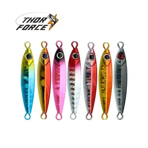 Thor Force isca de pesca vertical rápida 7g15g20g30g40g, isca de água salgada brilhante, passo lento, isca de led para jigging