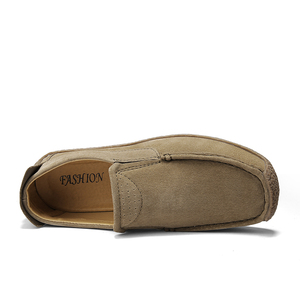 Nuevos mocasines al por mayor de ante con una alta Goma de cuero casual Hombre zapatilla de deporte chaussures en Cuir pour hommes mocasines <span class=keywords><strong>montantes</strong></span> - Product Image 3