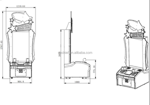 Dreamland funciona con monedas 55LCD bajo el agua mundo pesca captura pescado billete máquina de juego interior interactivo redención vídeo - Product Image 6
