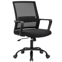Chaise de bureau ergonomique moderne en maille avec soutien lombaire, base en acier inoxydable et hauteur réglable, fabriquée sur mesure par un fabricant chinois