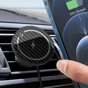 Support <span class=keywords><strong>de</strong></span> téléphone portable pour voiture, accessoire personnalisé, pour ventilation intelligente, 15W, 360 degrés, chargeur magnétique sans fil, pour <span class=keywords><strong>iPhone</strong></span> <span class=keywords><strong>12</strong></span> <span class=keywords><strong>Pro</strong></span> <span class=keywords><strong>Max</strong></span> Mini - Product Image 2