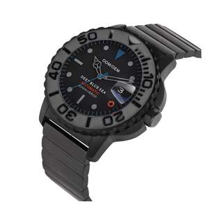 Factory Wholesale Stainless Steel Analog Dual Time Men's Automatic <b>Mechanical</b> <b>Watch</b> Ceramic Bezel Miyota 5BAR Water Resistant - Product Image 6