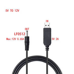 5V to 12V <b>USB</b> Data <b>Cable</b> DC Voltage Step-up Converter <b>Cable</b> - Product Image 2