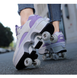 Chaussures de sport pour enfants SeeMore avec roues amovibles, chaussures de marche pour enfants, baskets <span class=keywords><strong>à</strong></span> roues rétractables - Product Image 4