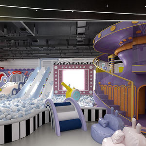 Centro de Juegos Interior Colorido para Niños, con Toboganes, Trampolín y Zona de Actividades - Product Image 5