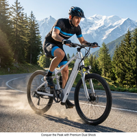 Vélo de montagne électrique à suspension intégrale 27,5 pouces, best-seller, homologué pour la route, batterie au lithium 48V, frein à disque, pour le tout-terrain