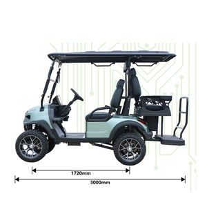 Chinese Golf Carts 72v7kw Ac System <strong>Black</strong> Electric Utility Vehicle 4 Wheel Drive Cargo <strong>Buggy</strong> - Product Image 6