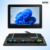 Panel PC Industrial de 12.1/13.3/15/15.6/21.5 Pulgadas, Computadora Táctil Todo en Uno Integrada Sin Ventilador, CPU Intel I3/i5/i7, Sistema Operativo Win10/Linux