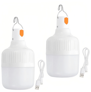 Lámpara de Camping Súper Brillante, Bombilla LED Portátil <span class=keywords><strong>USB</strong></span> para Tienda de Campaña, Lámpara LED Impermeable para Exteriores, Lámpara de Camping Recargable de Emergencia - Product Image 1