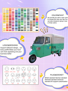 Triciclo móvil personalizado, carro <span class=keywords><strong>de</strong></span> <span class=keywords><strong>comida</strong></span>, camión <span class=keywords><strong>de</strong></span> helados, Tuk eléctrico, camión <span class=keywords><strong>de</strong></span> <span class=keywords><strong>comida</strong></span> Ape, <span class=keywords><strong>Bar</strong></span> al aire libre con equipo - Product Image 5