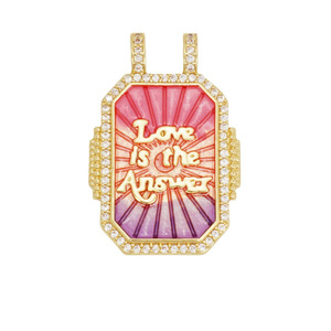 Fashion Pendant Necklace 18k Copper Electroplated Evil Eye Geometric Design Unisex Jewelry Fall 2024 Yiwu Origin - Product Image 5