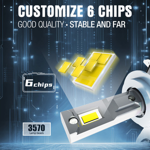 Xenplus Super Bright W24 H11 Voiture Led Phare Halogène Type Led Ampoule Avec <span class=keywords><strong>Petite</strong></span> <span class=keywords><strong>Taille</strong></span> Avec Ventilateur De Refroidissement Haute Luminosité <span class=keywords><strong>Moto</strong></span> - Product Image 3