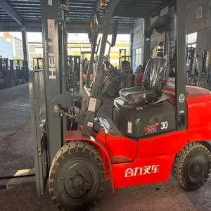 Montacargas Usado de 3T con Desplazador Lateral Hidráulico, Motor Caterpillar, Neumáticos Sólidos, Mástil de Dos Etapas, Diésel, para Construcción - Product Image 6