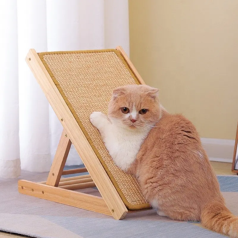 Tábua triangular dobrável de gato, sisal para móveis de animais de estimação, papelão, almofada protetora de arranhões de gato e animal de estimação, placa de arranhão, UT-C