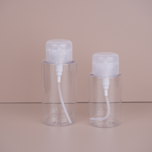 Nhà Máy bán hàng trực tiếp của 100 120 150 200 <span class=keywords><strong>230</strong></span> 300ml rõ ràng vật nuôi cách nhấn trang điểm Remover Chai Nước mỹ phẩm chai - Product Image 2