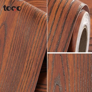 Metallic Decorative PVC Decoration Film Waterproof PVC Glitter Vinyl 3d Wood Grain <strong>Sheets</strong> <strong>Lamination</strong> - Product Image 2