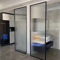 Customizable Changhong Tempered Glass Ultra White Art Glass Screen Postmodern Design Origin High-end Partition Eco-Friendly