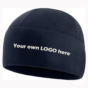 Polartec Micro Series Fleece watch hat Tactical Hat Skull Cap oversized custom beanie with custom logo
