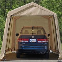 Cobertizo Portátil para Auto de 10'X20', Impermeable, Resistente a los Rayos UV, Fácil de Montar