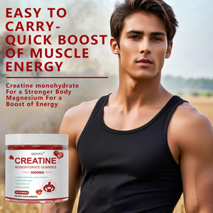 Gomitas de Monohidrato de Creatina al por Mayor, Mezcla de Fórmula Personalizada y Sabor a Fresa, Fabricación OEM de Marca Privada - Product Image 3