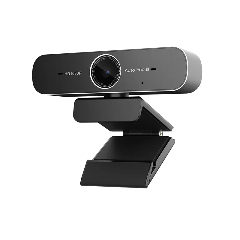 Webcam Full HD 1080P, kamera Web mikrofon colokan USB untuk PC komputer Mac Laptop Desktop YouTube Skype kamera Mini