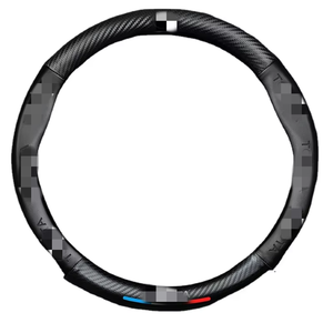 Cubierta de <span class=keywords><strong>volante</strong></span> de coche de cuero genuino para BMW F10 accesorios de coche compatibles con los modelos <span class=keywords><strong>A4</strong></span> y A6 - Product Image 1