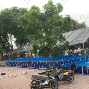 สระว่ายน้ำพกพา Thuy Linh 3 ปี รับประกันการติดตั้งง่าย ผลิตจากเวียดนาม รับประกันความปลอดภัยระหว่างการขนส่ง วัสดุ PVC - Product Image 6