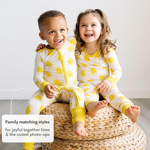 Pijamas Little Sleepers para Bebés Niños y Niñas, Mono de Bambú y Viscosa, Ropa de Dormir para Recién Nacidos, Cremallera YKK de <span class=keywords><strong>2</strong></span> Vías, Suave, 180-200 GSM, Todas las Temporadas - Product Image 5