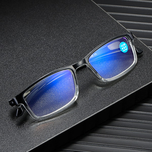 Nouvelles Lunettes de Lecture Anti-Lumière Bleue Tendance, Monture Noire Rétro Designer, Unisexe, pour Hommes, Presbytie, Optiques - Product Image 6