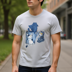 T-Shirt Unisex 210GSM 100% Cotone, Casual con Stampa DTF, Traspirante e Resistente, Maglietta da Uomo - Product Image 3